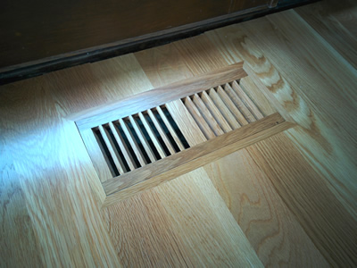 flush mount wooden vent